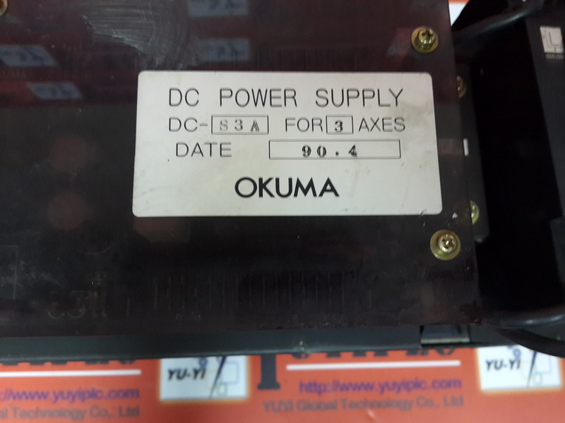 OKUMA DC POWER SUPPLY DC-S3A 3AXES - PLC DCS SERVO Control MOTOR